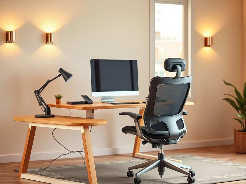 Ergonomic furniture for home office setup