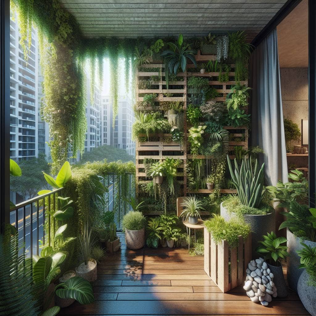 How a Pallet Turned My Balcony Into a Jungle Paradise