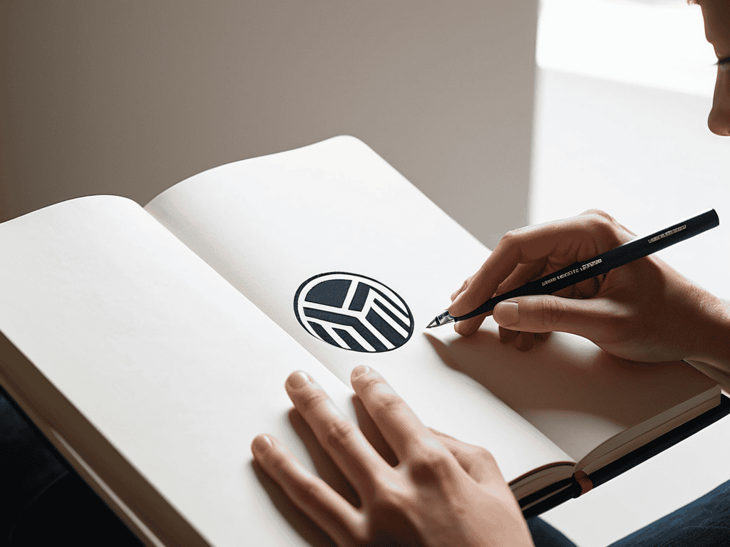 Negative Space Logos Crafting Genius