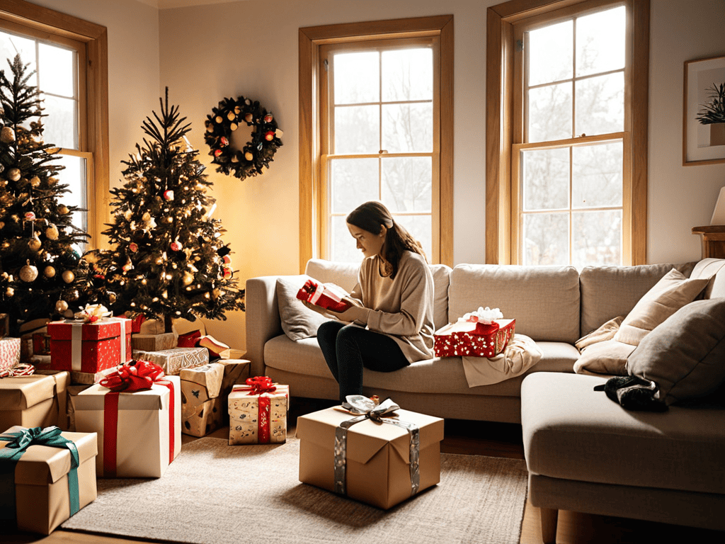 Gift Giving Anxiety relief concept