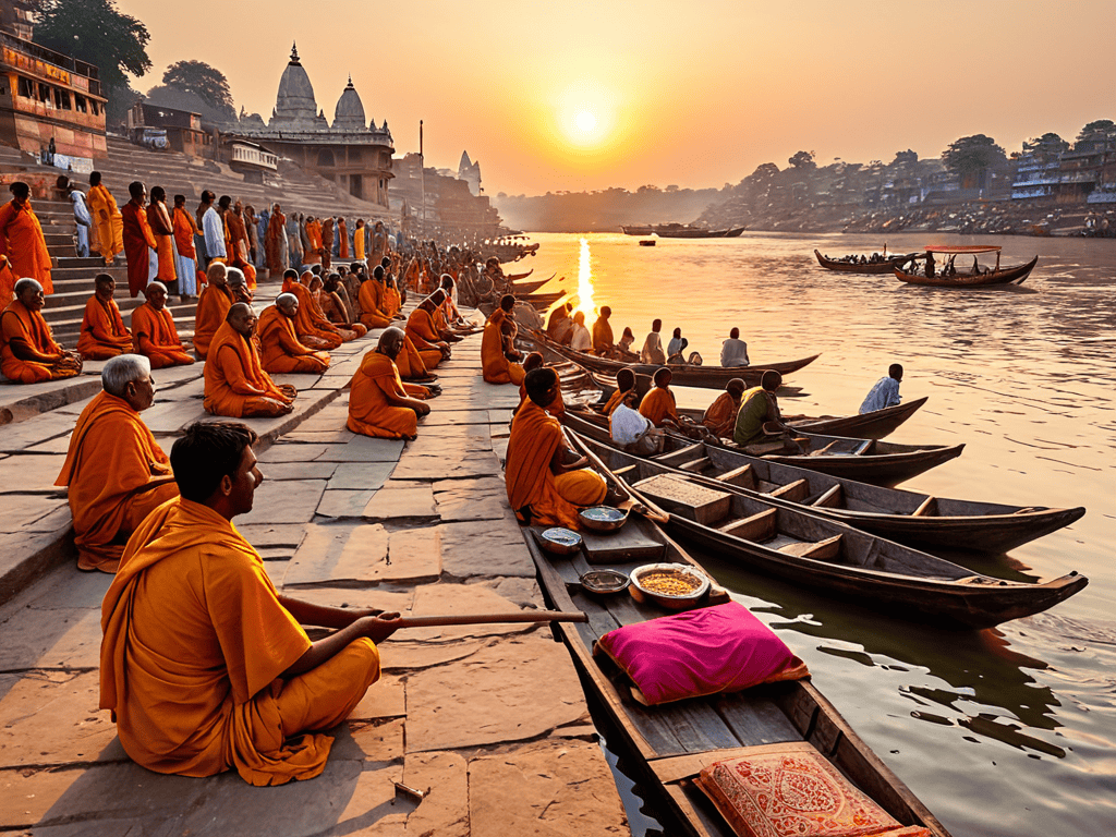 Sacred Waters of India Ganges River