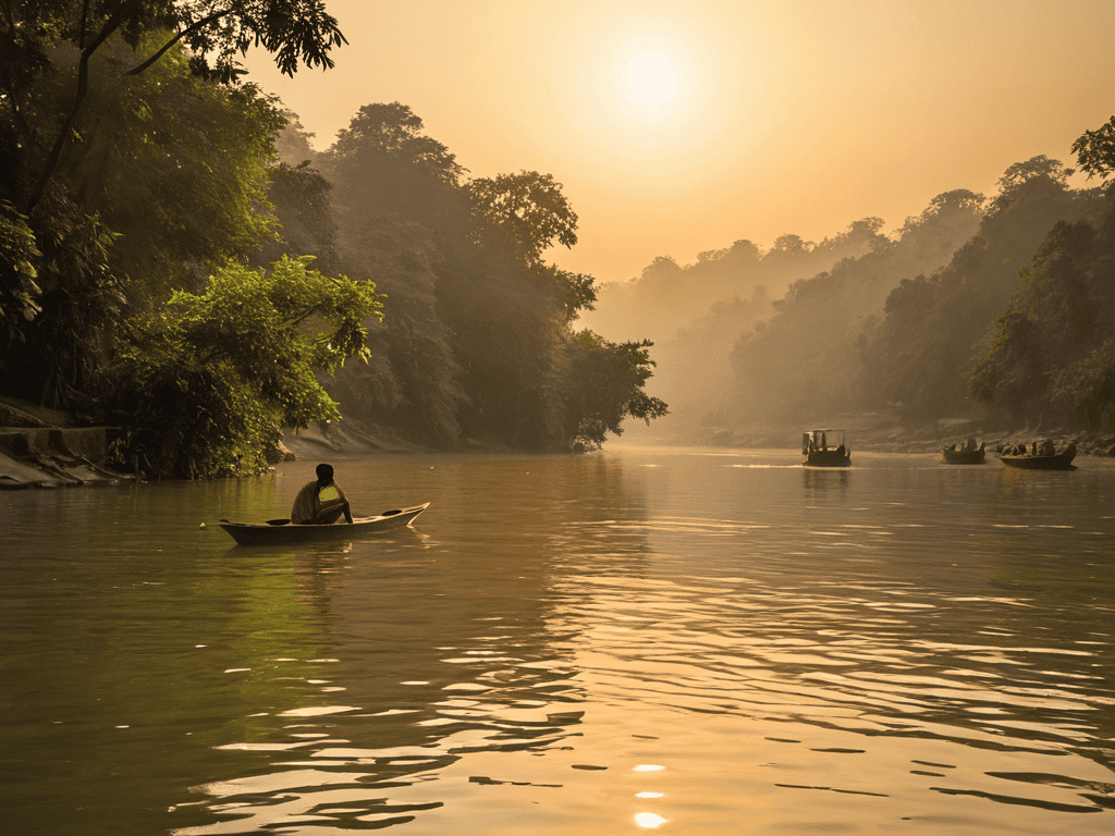 Dipping into Ganges sacred waters