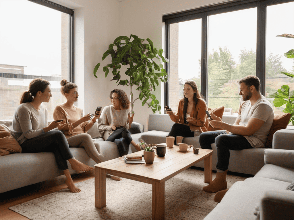 Gated Group Chats on mobile devices