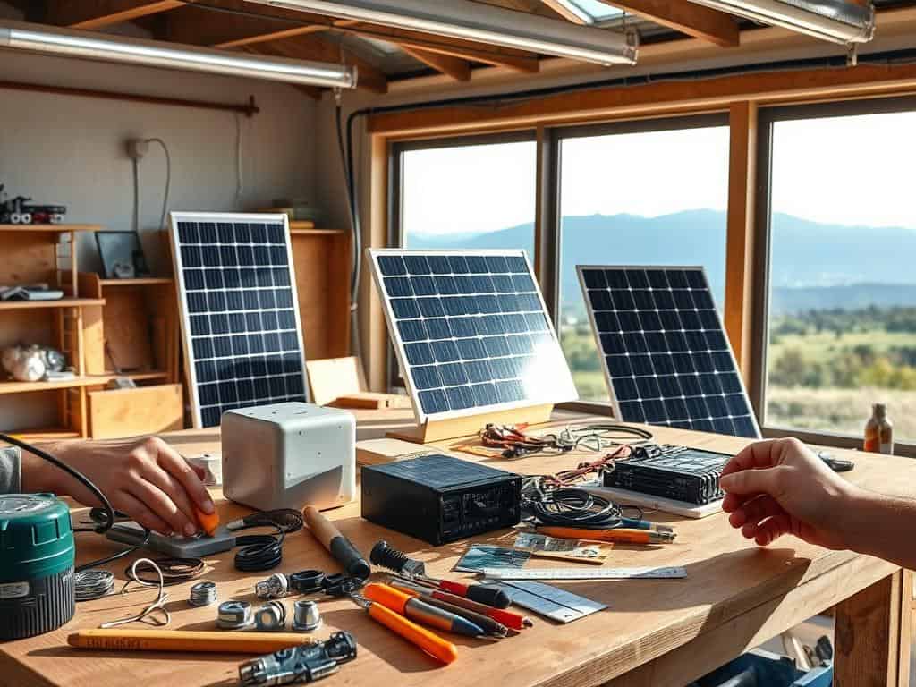 DIY solar installation process