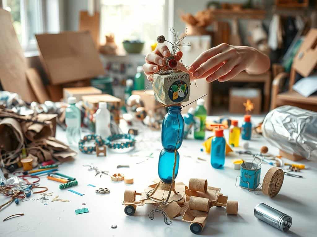 Crafting with Recycled Materials
