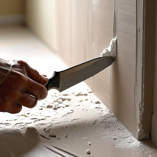 How to patch and repaint a damaged wall.