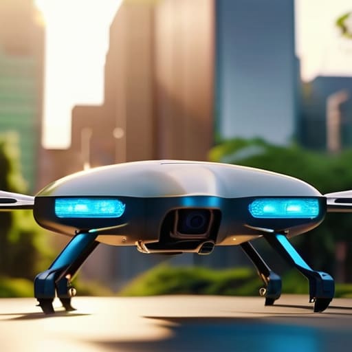 The future of autonomous delivery drones.