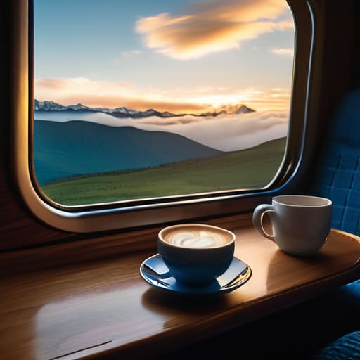 Choosing between a train and a flight.